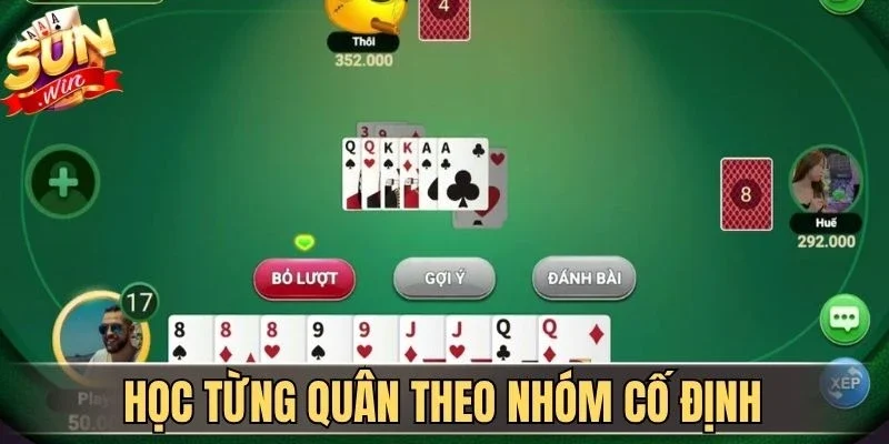 Học từng quân theo nhóm cố định