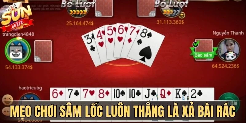 Mẹo Chơi Sâm Lốc Luôn Thắng - Bí Quyết Đỉnh Cao Tại Sunwin 2 Sunwin Mẹo chơi Sâm Lốc luôn thắng là xả bài rác