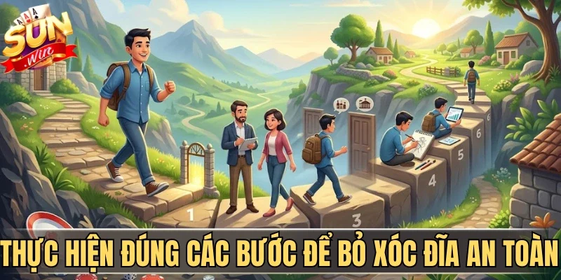 Hướng Dẫn Bỏ Xóc Đĩa Chuẩn Xác Nâng Cao Tỷ Lệ Thắng 3 Sunwin Thực hiện đúng các bước để bỏ xóc đĩa an toàn